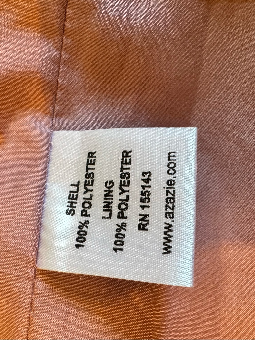 Azazie Mauve One Shoulder Gown Size 8 NWT Formal Wedding Guest Dress - Picture 11 of 11